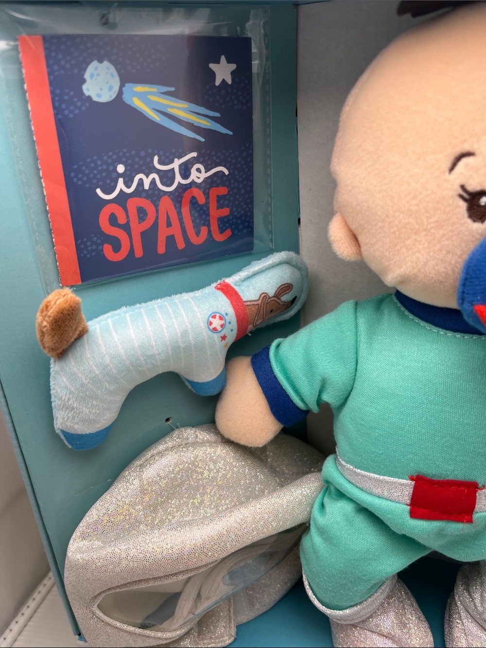 Wee Baby Stella Space Adventure Plush Doll - Green Outfit - Picture 5 of 8